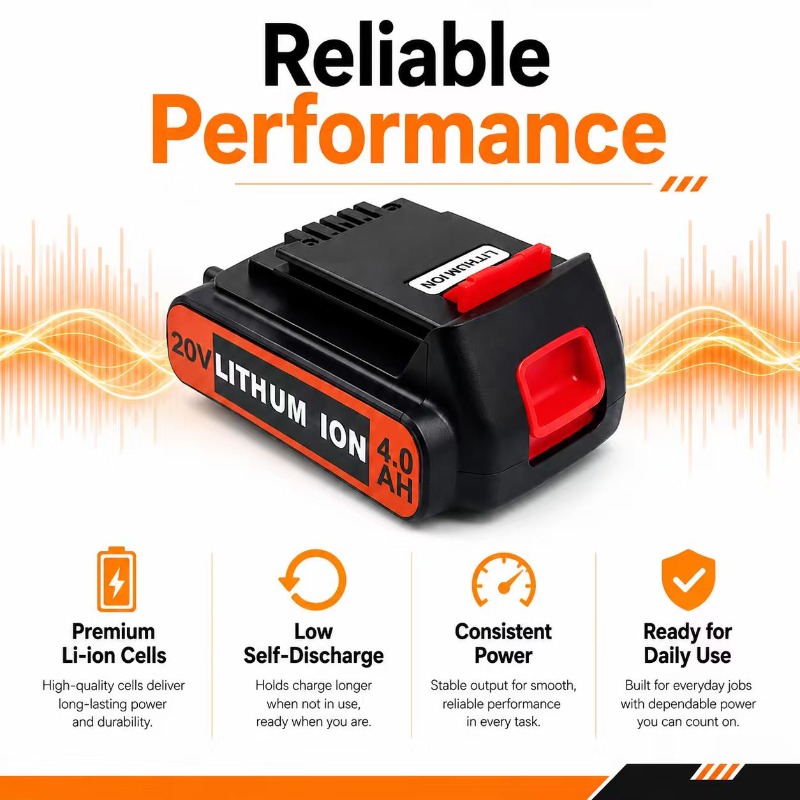 for 3/4/6/8Ah Long Runtime BL2 - Black+Decker Tool 20V Max review and price